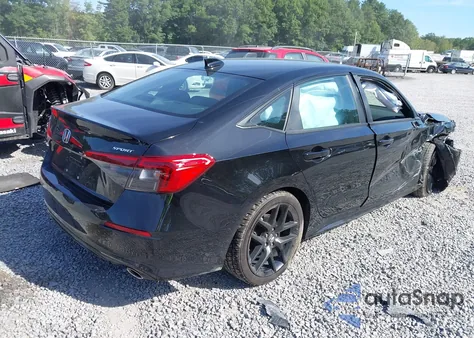 2022 Honda Civic Sport z USA, uszkodzony, nr VIN 2HGFE2F51NH578056